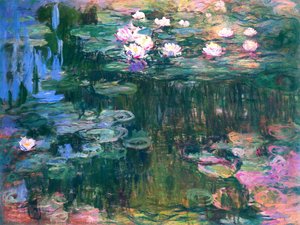 Water Lilies (52) — Claude Monet, Impressionism