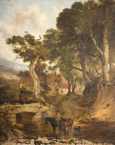 The Watering Place — Frederick Richard Lee