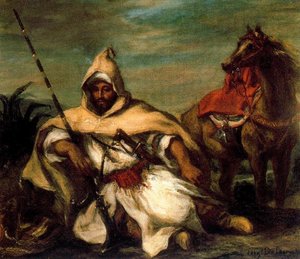 A Moroccan From The Sultan's Guard — Eugène Delacroix