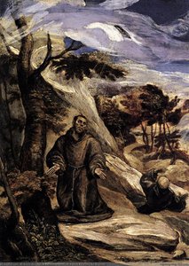 St Francis Receiving The Stigmata — El Greco, Late Mannerism