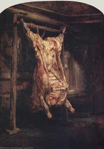 Carcass Of Beef — Rembrandt Van Rijn, Baroque