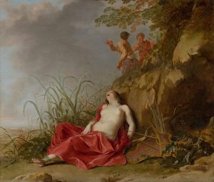 A Hunting Nymph, Asleep