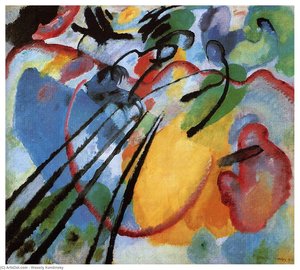 Improvisation 26 (rowing) — Wassily Wassilyevich Kandinsky, Geometric Abstract Art