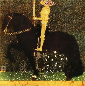 Life Is A Struggle (the Golden Knight) — Gustav Klimt