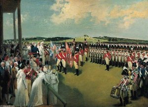 Presentation Of The Colours To The Bank Of England Volunteer Corps — Thomas Stothard