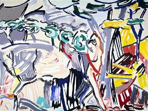 Figures In Landscape — Roy Lichtenstein