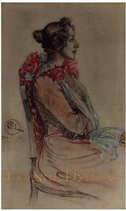 Portrait Of Johanne Dybwad — Carl Larsson