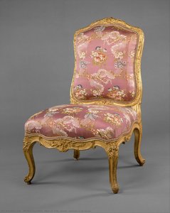 Pair Of Side Chairs (chaises À La Reine) — Michel Gourdin, Rococo