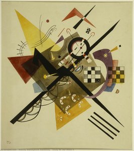 Study For Auf Weiss Ii — Wassily Wassilyevich Kandinsky, Cubism