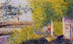 The Bineau Bridge — Georges Seurat, Pointillist Impressionism