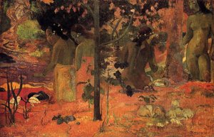 The Bathers — Eugène Henri Paul Gauguin, Post-impressionist Cloisonnism