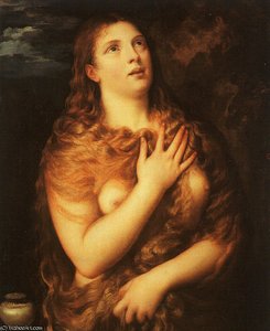 Mary Magdalene, Pitti Palace, Florence — Titian