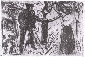 Adam And Eve — Edvard Munch