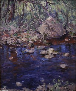 Morning Along Creek — Emile Albert Gruppé