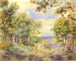 Landscape At Beaulieu (paysage Ó Beaulieu) — Pierre-auguste Renoir, Impressionist Landscape