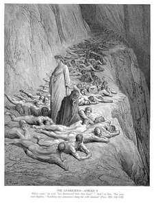 Dante And Pope Adrian V — Paul Gustave Doré