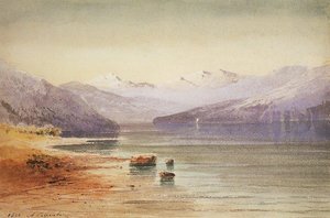 Mountain Lake. Switzerland — Aleksey Savrasov
