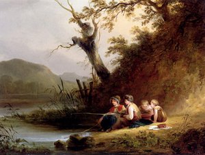 The Young Anglers — William Shayer Senior