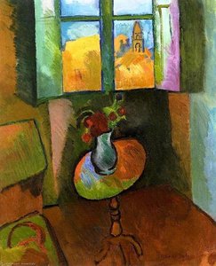 Pedistal Table, Rue Seguier — Raoul Dufy