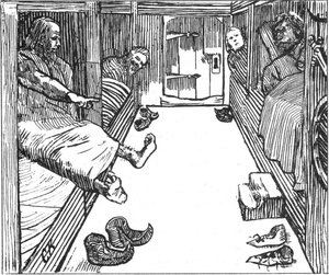 Olav Denhelliges Saga-styggaste Foten Til Torarin-c. Krohg — Christian Krohg