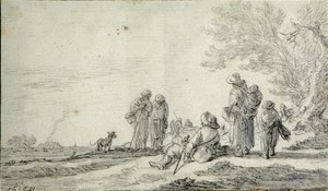 Landscape With Figures — Jan Josephszoon Van Goyen, Dutch Golden Age