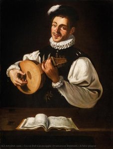 A Lute Player — Cecco Del Caravaggio (francesco Buoneri)