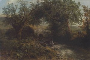 Angler Am Bachufer — Adrian Scott Stokes