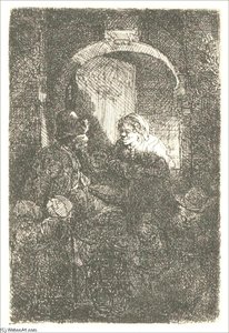 The Schoolmaster — Rembrandt Van Rijn