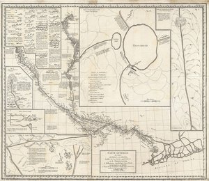 Title (original): Carte Generale Du Cours Du Gange Et Du Gagra, Dressee Sur Les Cartes Particulieres Du \np. Tiefentaller, J. Missionnaire Apostolique Dans L — Joseph Tiefenthaler