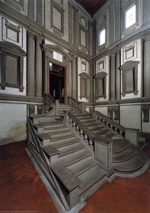Laurentian Library — Michelangelo Buonarroti, Mannerism
