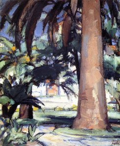 Palm Trees, Antibes — Samuel John Peploe
