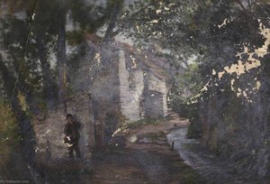 Figure In A Village — Thomas Stuart Smith