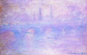 Waterloo Bridge, Fog — Claude Monet