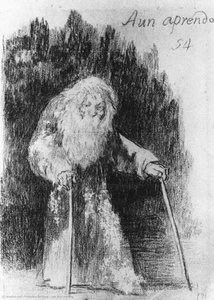 I Am Still Learning — Francisco José De Goya Y Lucientes