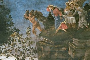 The Purification Of The Leper And The Temptation Of Christ - — Sandro Botticelli