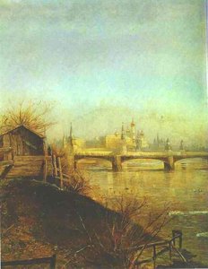 View Of The Moscow Kremlin. Spring — Alexei Kondratyevich Savrasov