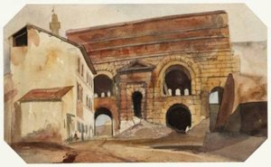 Porta Maggiore, Rome — Edward Lear