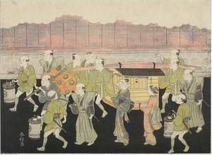 Bride Riding In Palanquin — Suzuki Harunobu