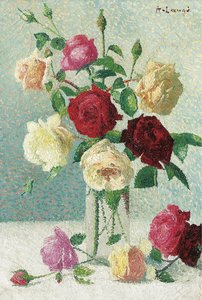 Vase Of Roses — Achille Laugé