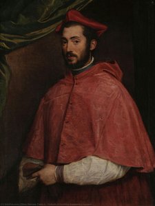 Portrait Of Cardinal Alessandro Farnese — Titian Ramsay Peale Ii, Baroque Revival