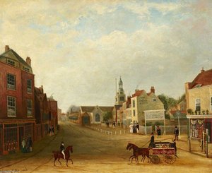 View Of Hammersmith Broadway And Queen Street — James Pollard