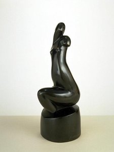 Seated Female Nude (black Torso) — Alexander Archipenko