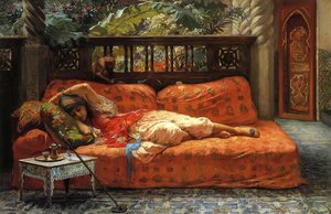 The Siesta — Frederick Arthur Bridgman