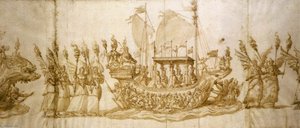 Design For A Festival Entry — Giovanni Battista Fontana