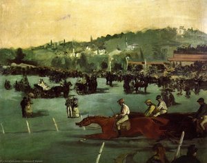 The Races In The Bois De Boulogne — Édouard Manet, Realism