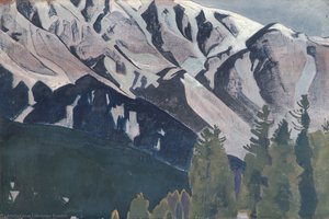 Pir Panjal — Nicholas Roerich, Symbolist Landscape