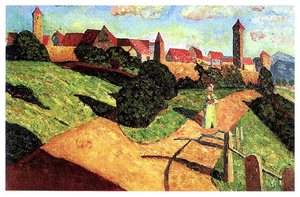 Old Town Ii — Wassily Wassilyevich Kandinsky, Expressionism