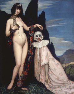 French La Femme Et Le Pantin — Angel Zárraga