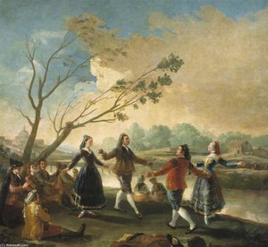 Dance Of The Majos At The Banks Of Manzanares — Francisco José De Goya Y Lucientes