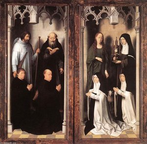 St John Altarpiece (closed) — Memling, Hans